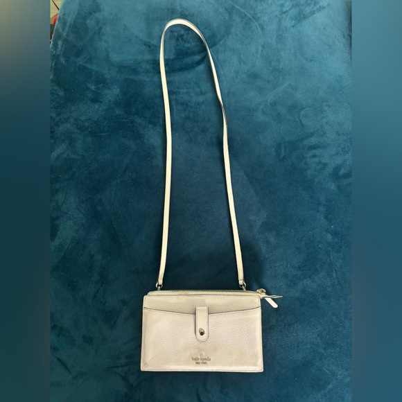 KATE SPADE New York Jackson Light Pink Leather Wallet crossbody - Picture 1 of 9